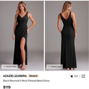 Azazie Black Bridesmaids Dress